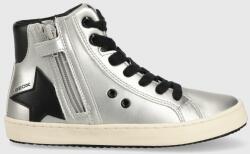 GEOX sneakers pentru copii culoarea argintiu 9BYX-OBG0KN_SLV