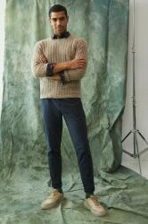MEDICINE pulover din amestec de lana barbati, culoarea bej ZBYX-SWM708_08M