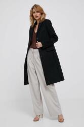 Calvin Klein palton de lana culoarea negru, de tranzitie 9BYX-KPD009_99X