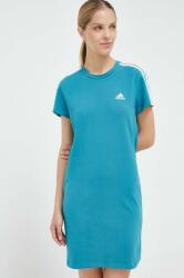 Adidas rochie culoarea turcoaz, mini, mulata 9BYX-SUD0LH_56X