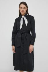 Seidensticker rochie culoarea negru, mini, drept 9BYX-SUD025_99X