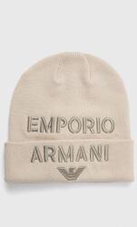 Emporio Armani caciula din lana pentru copii culoarea bej 9BYX-CAK087_12X