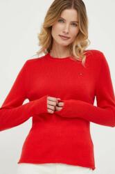 Tommy Hilfiger pulover de lână femei, culoarea roșu, light WW0WW40264 9BYX-SWD11Z_33X