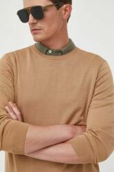 HUGO BOSS pulover de lână bărbați, culoarea bej, light 50468239 9BYX-SWM01F_80X