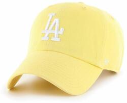 47 brand 47brand șapcă de baseball din bumbac MLB Los Angeles Dodgers culoarea galben, cu imprimeu 99KK-CAU0GE_10X
