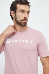 Burton tricou din bumbac barbati, culoarea roz, cu imprimeu 9BYX-TSM1KK_30X