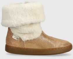 Shoo Pom cizme de iarna pentru copii din piele intoarsa culoarea maro 9BYX-OBG16A_82X