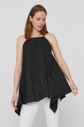 DKNY Bluză femei, culoarea negru, material neted PPY8-TSD0L3_99X