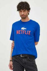 Lacoste tricou din bumbac x Netflix cu model TH7343-70V PPYX-TSM23U_55X