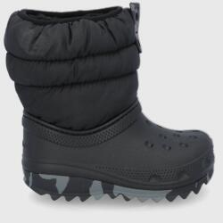 Crocs Cizme de iarnă copii culoarea negru 9BY8-OBK09D_99X
