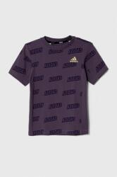 Adidas tricou copii JB BLUV Q4AOP T culoarea violet, modelator 9BYX-TSK05P_44X
