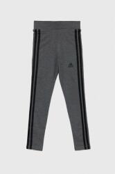 adidas leggins copii culoarea gri, cu imprimeu 9BYX-LGG01K_90X
