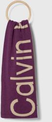 Calvin Klein Jeans esarfa din amestec de lana culoarea violet, modelator 9BYX-SAD0BH_44X