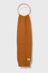 Pepe Jeans esarfa din lana pentru copii culoarea portocaliu, neted 9BYX-SAB005_22X