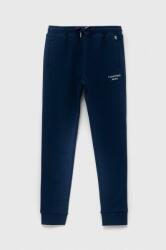 Calvin Klein Jeans pantaloni de trening pentru copii culoarea albastru marin, neted 9BYX-SPB00Z_59X