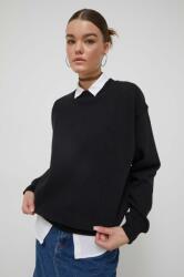 Superdry bluza femei, culoarea negru, neted 9BYX-BLD0TS_99X