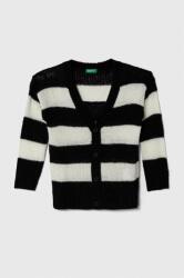 Benetton pulover pentru copii din amestec de lana culoarea negru 9BYX-SWG05J_99X