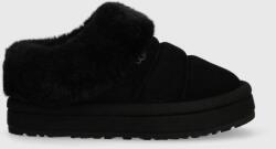 Ugg papuci din piele intoarsa TAZZLITA culoarea negru 9BYX-KLK01A_99X