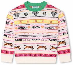 KENZO pulover pentru copii din amestec de lana culoarea bej 9BYX-SWG00Y_01X
