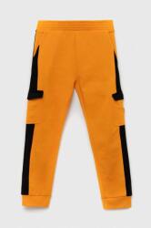 Guess pantaloni de trening din bumbac pentru copii culoarea portocaliu, modelator 9BYX-SPB006_22X