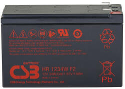 CSB-Battery HR1234W 12V 9Ah F2 zárt ólomsavas akkumulátor (CSB-HR-1234W-F2)