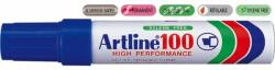 ARTLINE Marker permanent ARTLINE 100, varf tesit 7-12mm - Albastru (EK-100-BL)