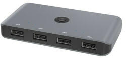Rocketek 8n1 USB 2.0- 4+4x USB-A HUB Dokkoló Állomás (RT-HC405)