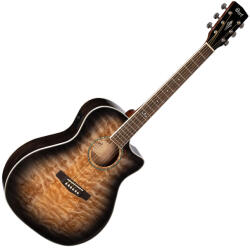 Cort GA-QF Trans Black Burst