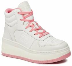 Tommy Hilfiger Sneakers Tommy Jeans Tjw Retro Basket Mc Lace Up EN0EN02422 Ecru / Doll Pink YBL