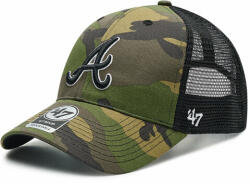 47 Brand Șapcă 47 Brand MLB Atlanta Braves Branson Trucker B-CBRAN01GWP-CMB Verde