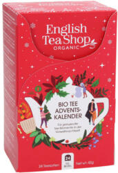 English Tea Shop ETS Adventi kalendárium filteres bio teaválogatás 25db, Piros