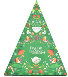 English Tea Shop ETS Adventi Tringular bio teakalendárium 25db, zöld