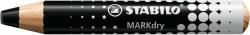 STABILO Táblaceruza fehértáblához, flipchartpapírhoz, kúpos, STABILO "MARKdry", fekete (TS64846) - pritone