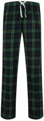 SF (Skinnifit) Pantaloni de pijama din flanelă pentru bărbați - Albastru închis / verde | XL (SF083-1000224196)