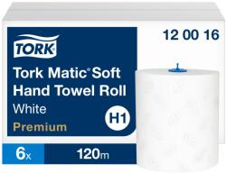 Tork Matic Soft tekercses kéztörlő H1 Premium fehér, 2 rétegű, 21 cm széles 120 m SCA120016