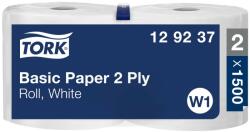 Tork általános tekercses kéztörlő papír 2 rétegű, W1 2 rétegű, fehér, 2x510m SCA129237 *kifutó termék