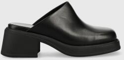 Vagabond Shoemakers bőr papucs DORAH fekete, női, magassarkú, 5542.201. 20 - fekete Női 39
