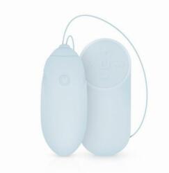 LUV EGG Ou Vibrator LUV EGG, Remote Control, 10 Moduri Vibratii, 4 Intensitati, Silicon, USB, Albastru