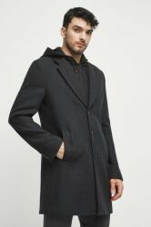 MEDICINE kabát gyapjú keverékből szürke, átmeneti - szürke XL