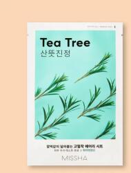 Missha Airy Fit Sheet Mask Tea Tree arcmaszk teafa kivonattal - 19 g / 1 db