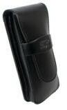 Blázek & Anni prémium nagyméretű bőr tolltartó 7*16 cm - Fekete