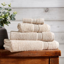 The Pure Linen Company Prosop Pure Linen Collection Stone 500GSM