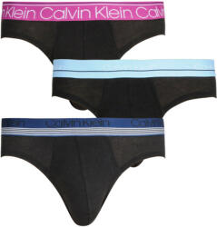 Calvin Klein 3PACK Fekete Calvin Klein férfi slip alsónadrág (NB2415A-T6D) XL