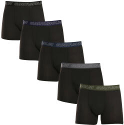 Gianvaglia 5PACK Férfi boxeralsó Gianvaglia fekete (GVG-5014) XL