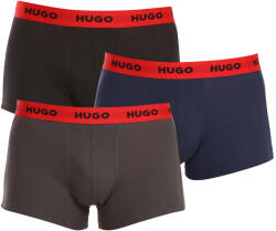 HUGO 3PACK többszínű HUGO férfi boxeralsó (50469766 031) S