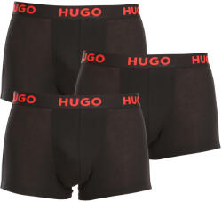 HUGO 3PACK fekete HUGO férfi boxeralsó (50496723 001) XL