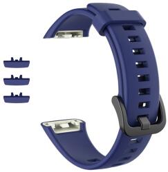 gigapack Pótszíj (egyedi méret, szilikon, állítható) SÖTÉTKÉK Honor Band 6, Huawei Band 6 (GP-106906)
