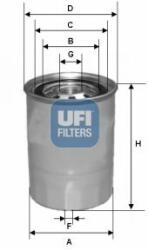 UFI filtru combustibil UFI 24.327. 00
