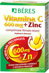 BÉRES Beres Vitamina C 600mg + Zinc 30cpr