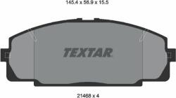 TEXTAR set placute frana, frana disc TEXTAR 2146801 - centralcar